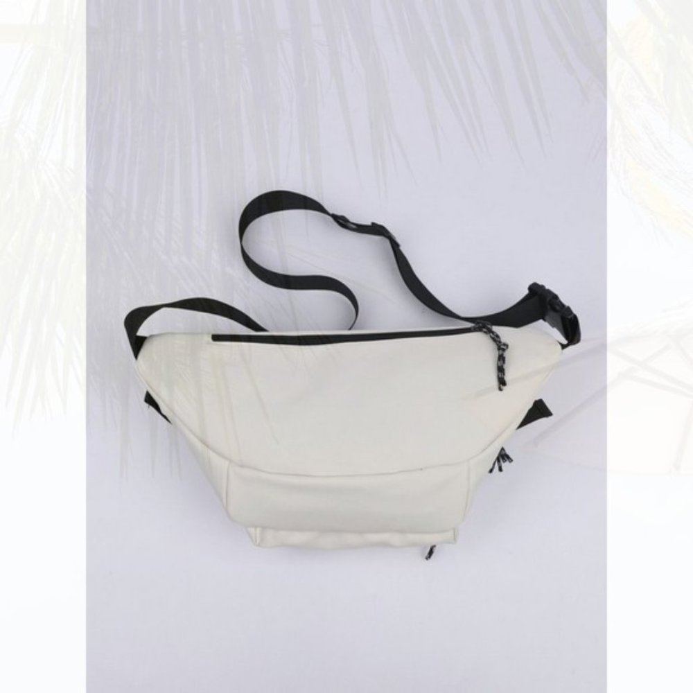 New Nylon Fanny Pack White 141 - Picture 2 of 4